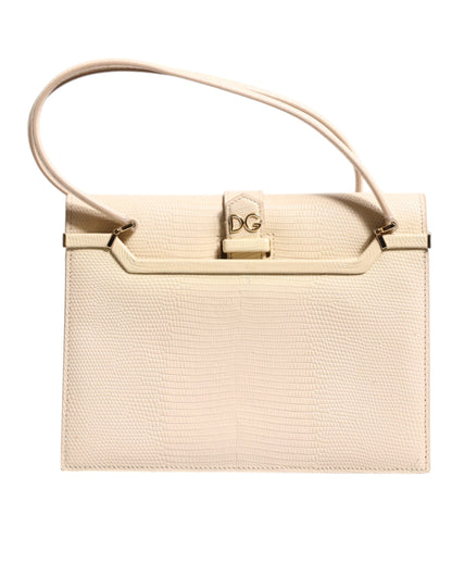 Beige Leather Ingrid Top Handle Shoulder Bag