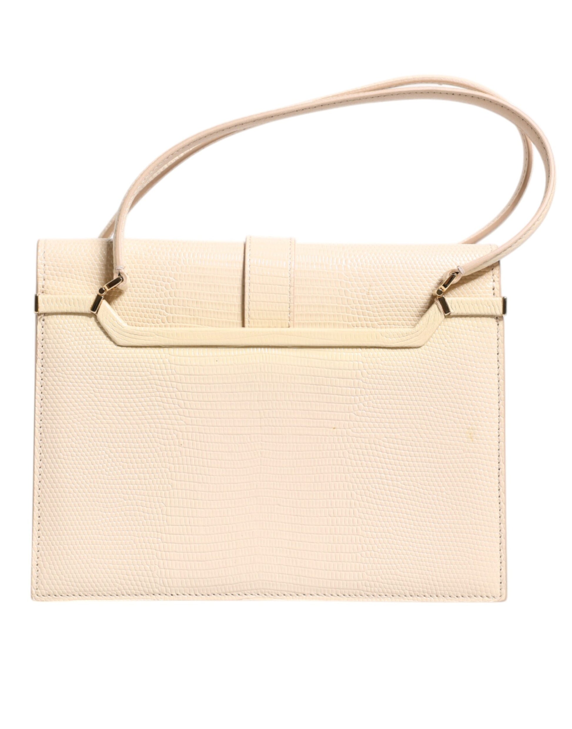 Beige Leather Ingrid Top Handle Shoulder Bag