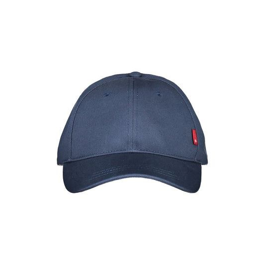 Blue Cotton Men Cap