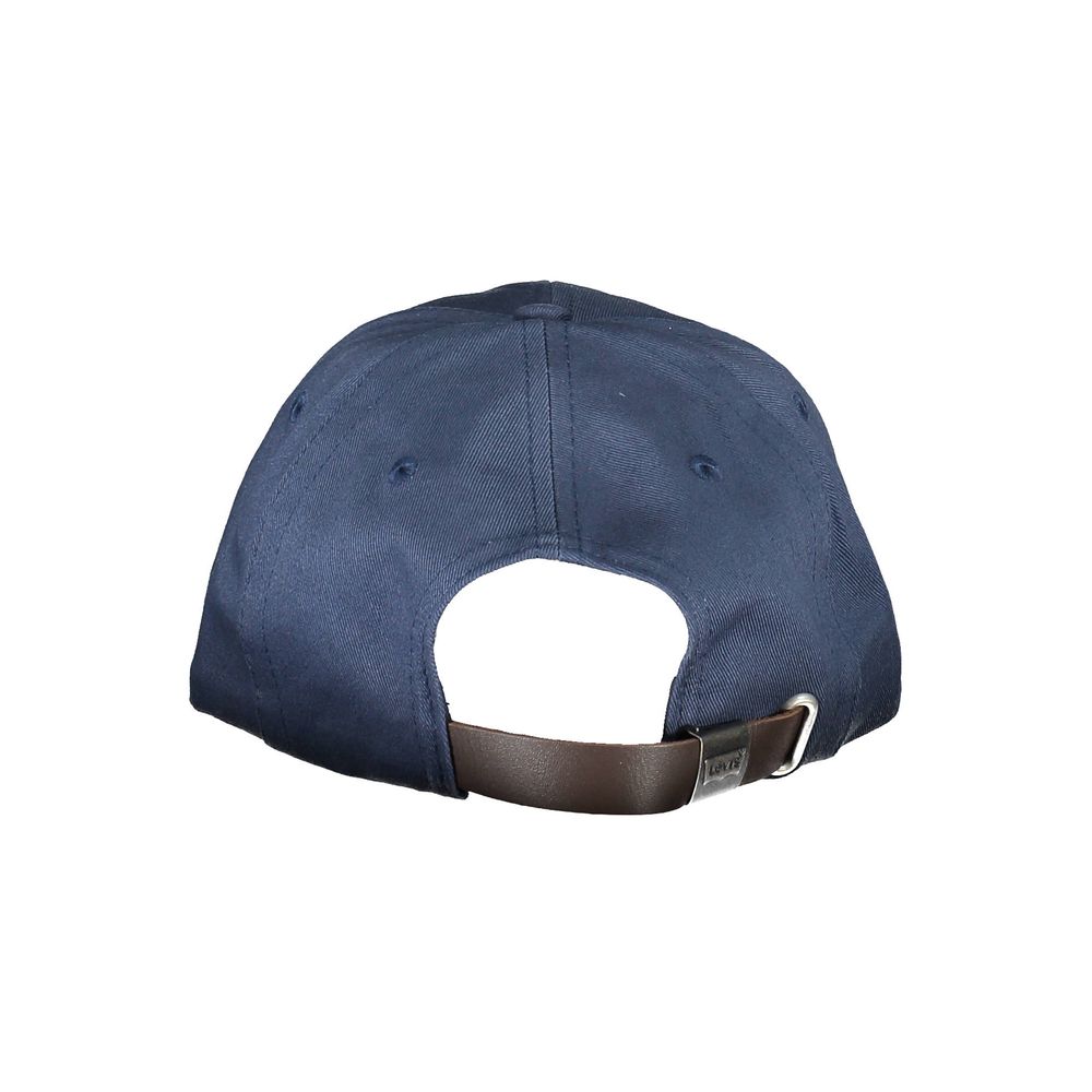 Blue Cotton Men Cap